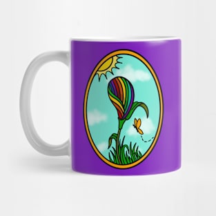 Rainbow Flower Mug